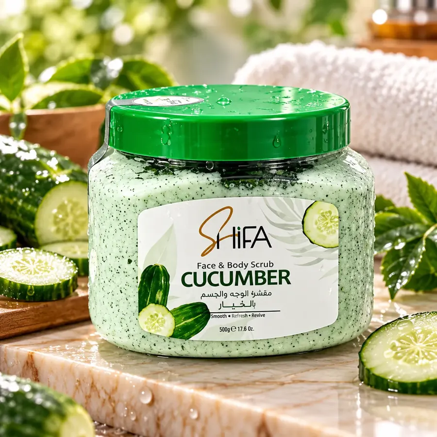 Shifa Cucumber Face & Body Scrub